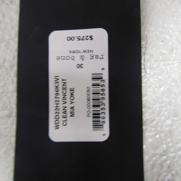 rag & bone Mia Yoke High Rise Straight Leg Jeans Dark Wash Size 30 NWT - Picture 13 of 13